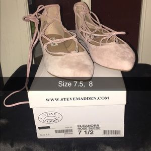 Steve Madden lace up flat